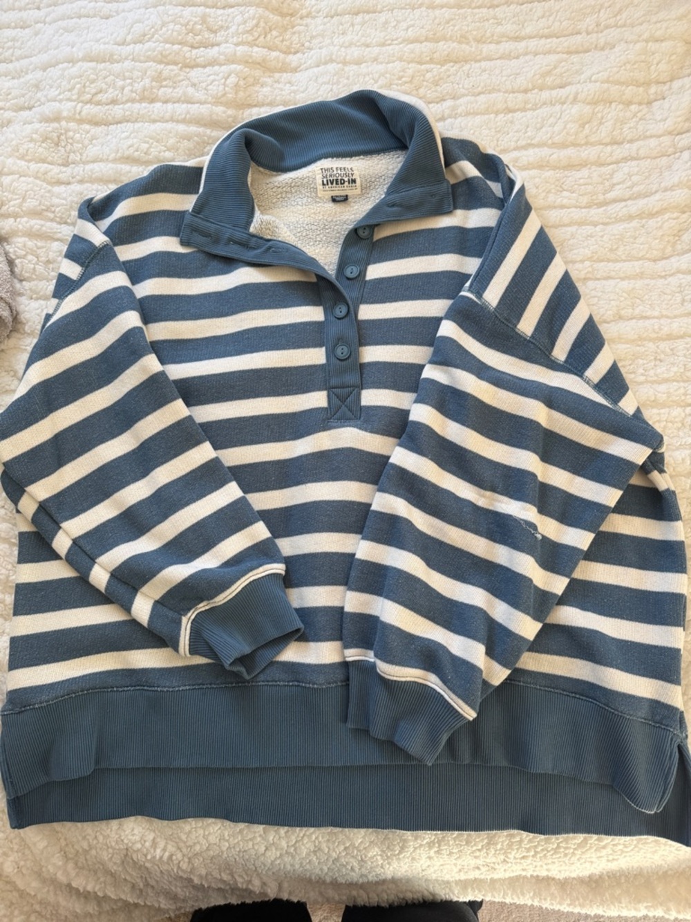 Aerie Striped Crewneck
